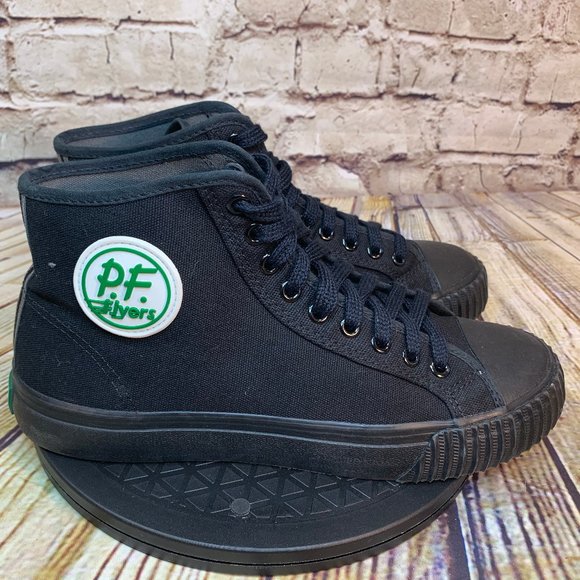 pf flyers black high top